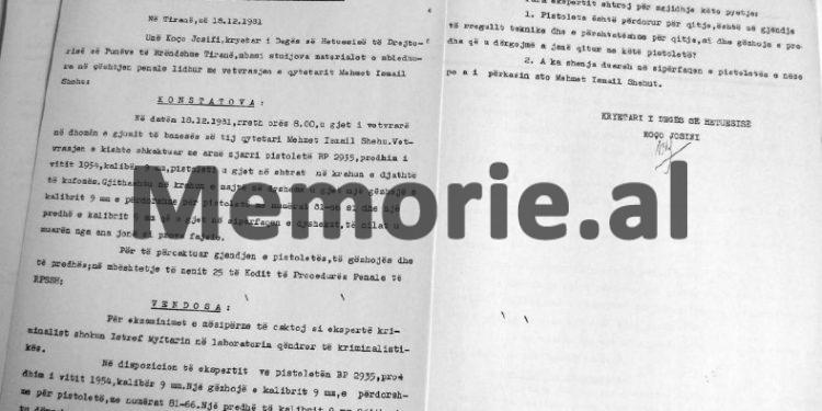 “Trupi i qytetarit Mehmet Shehu, ndodhej i shtrirë në krevatin e dhomës së gjumit dhe në krahun e djathtë, një pistoletë, por…”/ Zbulohen dokumentet dhe fotot e panjohura të ish-kryeministrit Mehmet Shehu