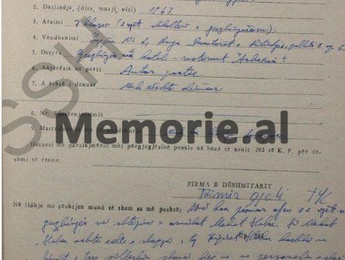 “Një javë para se Mehmet Shehu të vriste veten, mua më dhanë lejen dhe Drejtoria e Pritjes, dërgoi për të shërbyer aty…”/ Zbulohet dëshmia e ish-kuzhinierit të kryeministrit, para hetuesit Sokol Koleka