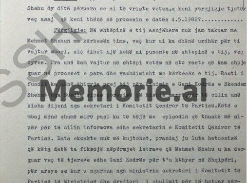 “Në shtëpinë e Mehmet Shehut në Durrës, futej Ismail Kadareja me të shoqen dhe laheshin në pishinë, kurse Rikard Ljarja, shkonte aty…”/ Dëshmia në hetuesi e ish-ministrit të Brendshëm, Feçor Shehu