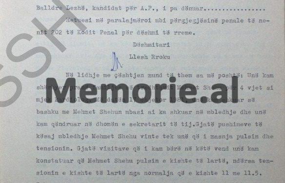 “Kur na u komunikua ngjarja, unë dorzova çelsat ku mbaheshin armët e Mehmet Shehut dhe më pas, zbritëm kufomën e tij në kat të parë, së bashku me…”/ Dëshmia e oficerit të shoqërimit të ish-kryeministrit