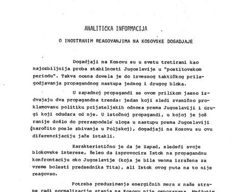 “Sipas shtypit grek, trazirat e ’81-it në Kosovë, do të çonin një konflikt midis Jugosllavisë dhe Shqipërisë, ku sovjetikët, do t’i dilnin në ndihmë Tiranës dhe……”/ Refleksionet e publicistit të njohur nga Shkupi
