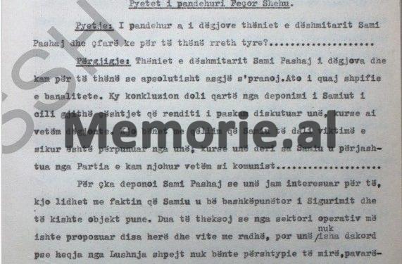 “Gjatë bisedave armiqësore me Feçorin, diskutonim edhe mbi romanin e Kadaresë, ‘Dimri i vetmisë së madhe’, ai thoshte se; ashtu si te ‘Broduej’, duhet…”/ Akuzat në hetuesi, ndaj ish-ministrit të Brendshëm