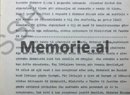 “Kur Kreshnik Tartari, trajner i ekipit ‘Dinamo’ u takua me Skënder Shehun, në Shverin të Gjermanisë Lindore, i tha atij se kishte porosi…”/ Dëshmia në hetuesi, e ish-oficerit të Zbulimit shqiptar në Suedi