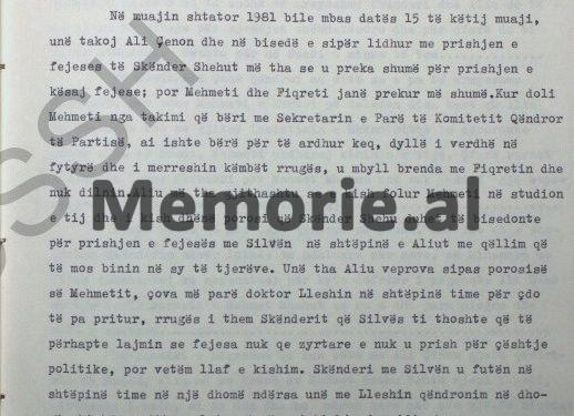 “Kur doli Mehmeti nga takimi me Enverin, ishte bërë për të ardhur keq, dyll i verdhë në fytyrë dhe i merreshin këmbët rrugës, u mbyll brenda dhe…”/ Dëshmia e rrallë në hetuesi e, truprojës të ish-kryeministrit Shehu