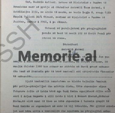 “Kur ambasadori pa shpenzimet e djalit të Mehmet Shehut, u sëmur, Gani Kodra tha; udhëtojmë klasi i parë, se e do puna, kemi armë me vete dhe…”/ Dëshmia “bombë” e revizorit të Ministrisë së Jashtme
