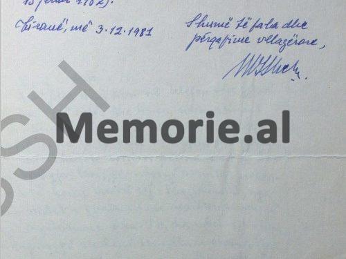 “I dashur Taqi, të lutem Gani, si shok, si vëlla, kujdesuni për Skënderin, i qëndroni afër dhe mos e lini që…”/ Zbulohen letrat e Mehmet Shehut, për oficerin e Sigurimit dhe ambasadorin në Suedi, 3 dhjetor 1981