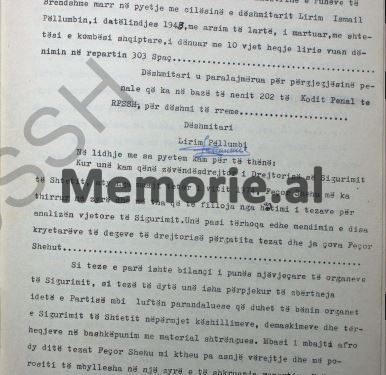 “Kur unë i dorëzova Feçorit raportin për nusen e djalit të Mehmet Shehut, për sjelljet e saj në Durrës dhe takimin në det, me një francez me varkë, ai…”/ Dëshmia në hetuesi, e ish-zv/drejtorit të Sigurimit