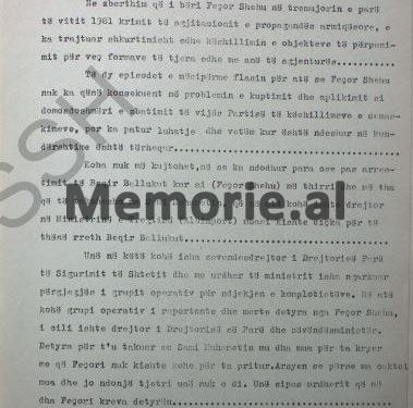 “Kur unë i dorëzova Feçorit raportin për nusen e djalit të Mehmet Shehut, për sjelljet e saj në Durrës dhe takimin në det, me një francez me varkë, ai…”/ Dëshmia në hetuesi, e ish-zv/drejtorit të Sigurimit