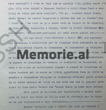 “Feçori ishte ‘kodoshi’ fejesës së Silva Turdiut me Skënderin pasi, kur u prish ajo, ai s’lejoi të vinte nga jashtë, agjenti ynë ‘Gruri’, i cili do të…”/ Zbulohet dëshmia e rrallë e drejtorit të Zbulimit në hetuesi
