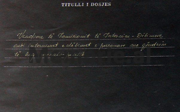 “Janë elementë me qëndrim të keq politik dhe paraqesin rrezikshmëri shoqërore, prandaj të internohen…”/ Zbulohet dosja voluminoze me emrat e qindra personave që përfunduan në “gulagët” e komunizmit