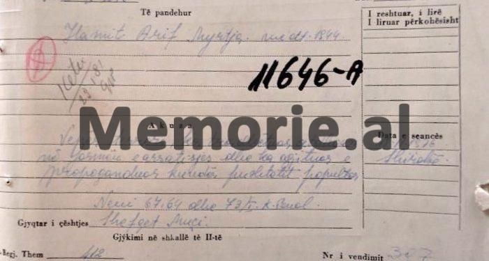 “Fadil Rizai dha jetën në krye të detyrës prandaj ai të shpallet ‘Dëshmor i Ndërtimit të Socializmit’, ose t’i jepet një Medalje Trimërie, sepse dhe si familje…”/ Letra për Degën e Brendshme të Shkodrës