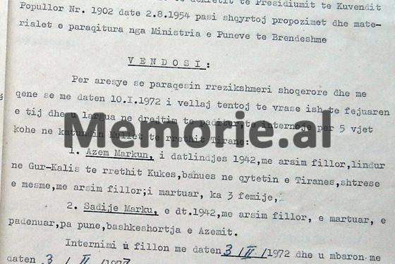 “Janë elementë me qëndrim të keq politik dhe paraqesin rrezikshmëri shoqërore, prandaj të internohen…”/ Zbulohet dosja voluminoze me emrat e qindra personave që përfunduan në “gulagët” e komunizmit