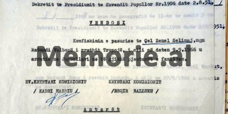 “Komiteti Ekzekutiv i Korçës, u ka bërë thirrje familjes Koçibelli, të shkojnë në vëndlindje, banorët e lagjes nr. 3 të Durrësit, i kërkuan familjes Manushi…”/ Vendimet e Komisionit të Internim-dëbimeve, viti 1967