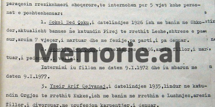 “Janë elementë me qëndrim të keq politik dhe paraqesin rrezikshmëri shoqërore, prandaj të internohen…”/ Zbulohet dosja voluminoze me emrat e qindra personave që përfunduan në “gulagët” e komunizmit