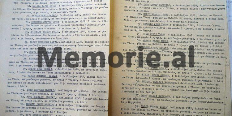 “Refije Hana Malaj (Koculi), 90 vjeç, lindur në Shkozë të rrethit Vlorë, me banim në Tiranë, është gruaja e Qazim Koculit, ish-eksponent i Ballit Kombëtar…”/ Vendimi i Komisionit Internim-Dëbimeve, viti 1967