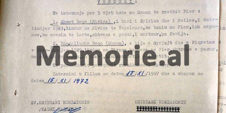 “Gjyla Leci nga Buçaj e Tropojës, ka të arratisur burrin e saj, Isuf Lecin, dhe kunatin, Shabanin, më pas u arratis në Jugosllavi kunata e saj, me 4 djemtë…”/ Vendimi i Komisionit Internim-Dëbimeve, viti 1967
