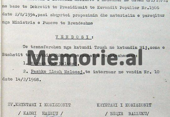 “Janë elementë me qëndrim të keq politik dhe paraqesin rrezikshmëri shoqërore, prandaj të internohen…”/ Zbulohet dosja voluminoze me emrat e qindra personave që përfunduan në “gulagët” e komunizmit
