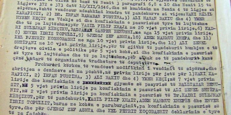 “Njerëz pa asnjë kontribut gjatë Luftës, thurën intriga që të dënohej Ali Shtëpani dhe familjes së tij t’ia ulnin kokën, pasi…”/ Historia e patriotit që u dënua me “Grupin e Deputetëve” dhe raporti i CIA-s për të në ’47-ën