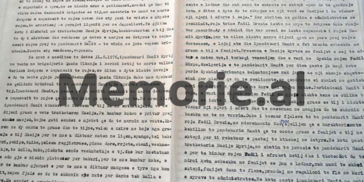 “Kufijtë me gardh i rrethon Shqipëria dhe jo Jugosllavia, sikur të ishte lirshëm si në shtetet e tjera, as 16 vetë s’do kishin ndenjur ktu…”! / Letra e Hamit Myrtja, drejtuar Enver Hoxhës para arratisjes në ’76-ën