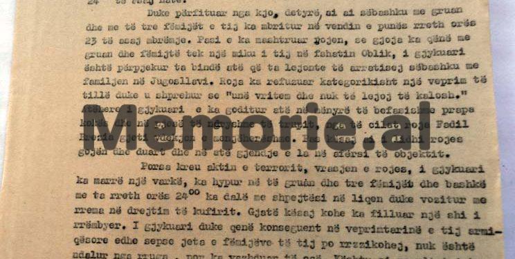 “I lartpërmenduri u ekzekutua në kohën dhe në vendin e caktuar e, fjalët e tij të fundit ishin…”/ Proces-verbali pushkatimit të Hamit Myrtja më 30.12.’76, nga hetuesi Sh.Ç., prokurori R.K. dhe zv.shefi Policisë, B.Sh