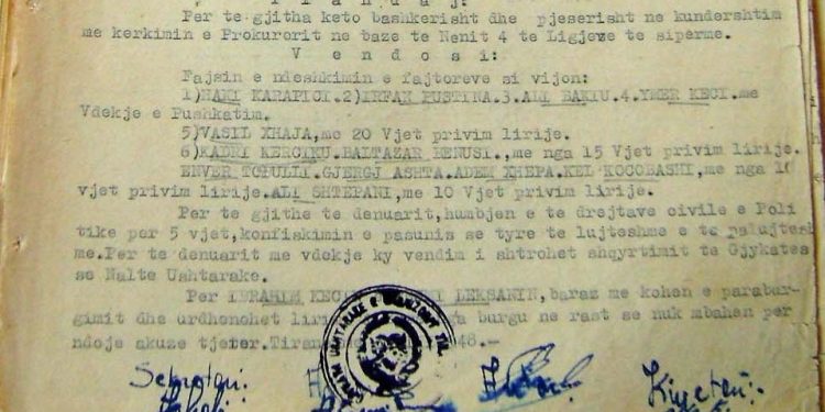 “Njerëz pa asnjë kontribut gjatë Luftës, thurën intriga që të dënohej Ali Shtëpani dhe familjes së tij t’ia ulnin kokën, pasi…”/ Historia e patriotit që u dënua me “Grupin e Deputetëve” dhe raporti i CIA-s për të në ’47-ën