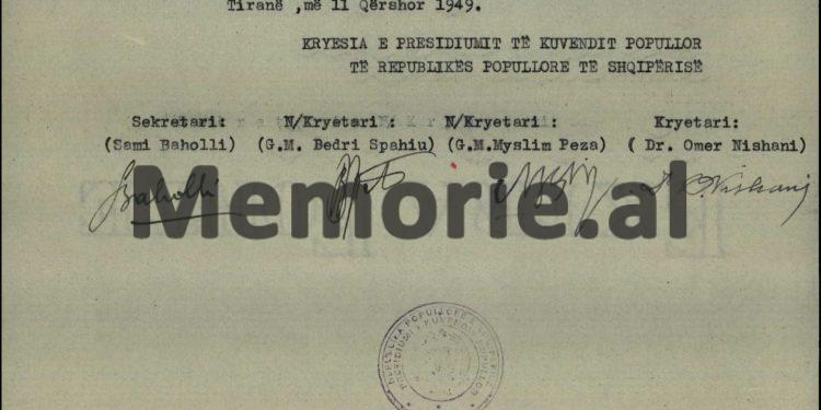 “Kur Prokurori i tha, a kishte ndonjë porosi për të lënë, dënuari përgjigjet: S’kam gjë, të rrojë Partia, Republika dhe Stalini. Mua më gjykoi dhe më dënoi…”! / Fjalët e fundit të Koci Xoxes, para pushkatimit, 11 qershor ‘49