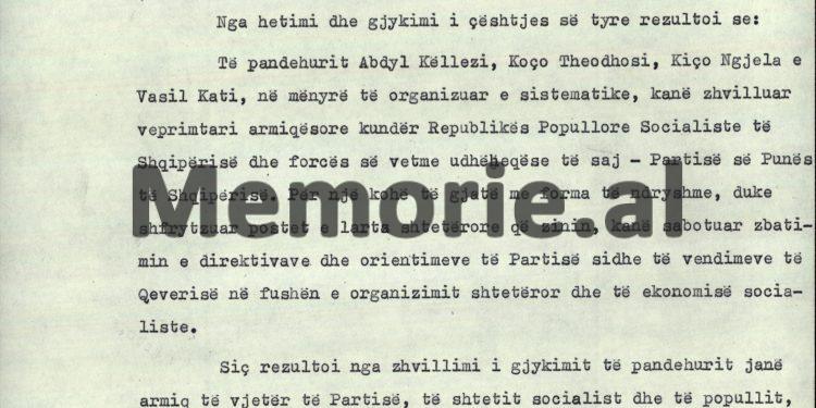 “Ky grup armik, hyri në marrëdhënie tregtare me SHBA-ës, për blerjen e mallrave amerikane, kërkoi liçencën e Departamentit të…”/ Akt-akuza e Aranit Çelës, për “sabotatorët” e Ekonomisë, maj ‘77