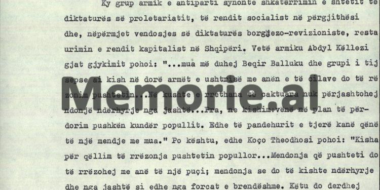 “Ky grup armik, hyri në marrëdhënie tregtare me SHBA-ës, për blerjen e mallrave amerikane, kërkoi liçencën e Departamentit të…”/ Akt-akuza e Aranit Çelës, për “sabotatorët” e Ekonomisë, maj ‘77