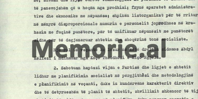 “Ky grup armik, hyri në marrëdhënie tregtare me SHBA-ës, për blerjen e mallrave amerikane, kërkoi liçencën e Departamentit të…”/ Akt-akuza e Aranit Çelës, për “sabotatorët” e Ekonomisë, maj ‘77