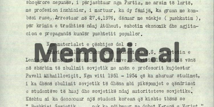 “Fajet e mia tepër të rënda i kam pranuar dhe ndjehem thellësisht i penduar, qëndroi kokë ulur, sa s’kam kurajo t’i numëroj, i lutem Presidiumit të Kuvendit që…”/ Kërkesa e ish-zv.kryeministrit, për faljen e jetës, maj ‘77