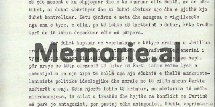 “Kur Enveri e pyeti Aranit Çelën, se; a është e drejtë, që të marrim në shqyrtim, ata që s’bëjnë kërkesë t’u falet jeta, si ky Xhavit Sallaku, ai i tha…”! / Mbledhja e Presidiumit të Kuvendit Popullor, 31 maj 1977