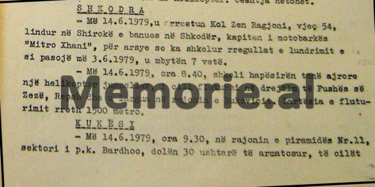 “Duke udhëtuar nga Ura e Bunës në Shirokë, motobarka ‘Mitro Xhani’, nga ngarkesa e madhe u mënjanua dhe ranë në ujë 50 veta…”! / Dokumentet sekrete të tre ngjarjeve që tronditën Shkodrën, në ’79-ën