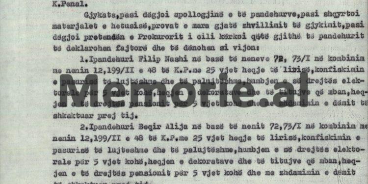 “Sabotimi më i madh ka qenë në zonën e Sarandës, ku Filip Nashi doli me parullën se; ‘kush nguron për Vurgun e Sarandës, është…”! / Akt-akuza e Aranit Çelës, ndaj “Grupit sabotator të naftës”, qershor 1976
