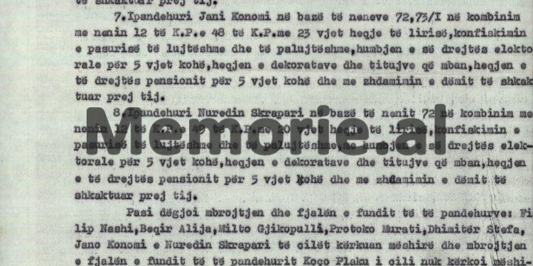 “Sabotimi më i madh ka qenë në zonën e Sarandës, ku Filip Nashi doli me parullën se; ‘kush nguron për Vurgun e Sarandës, është…”! / Akt-akuza e Aranit Çelës, ndaj “Grupit sabotator të naftës”, qershor 1976