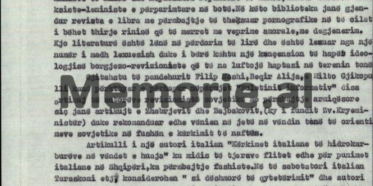 “Dëshmitari Zenel Pushaj deklaroi, se i pandehuri Koço Plaku i ka thënë se; e kanë porositur rusët që të ruajë veten, të presë urdhër…” / Akt-akuza e Aranit Çelës, ndaj “Grupit sabotator të naftës”, qershor 1976