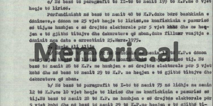 “I lutem atij forumi të lartë, e Partisë mëshirëplotë, që të më falë jetën, për t’ja dedikuar deri në fund asaj, që i jam borxhli…”/ Kërkesa e Milto Gjikopullit për Presidiumin e Kuvendit Popullor, qershor 1976