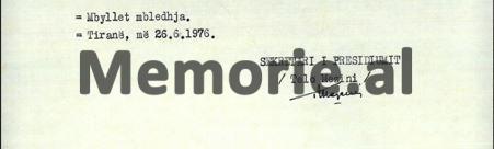 “Pasi u çuan në vendin e ekzekutimit dhe u njoftuan nga Zv.Prokurori Përgjithshëm, shoku S. Samara, se kërkesa për faljen e jetës, u refuzua, ata…”/ Proces-verbali i pushkatimit të tre “sabotatorëve të naftës”, 28 qershor ‘76