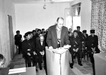 “M. Gjikopulli, K. Plaku, have committed the crime of treason against the Homeland, in the form of espionage, as old intelligence agents…” / The Presidium’s Report, for the “Oil Sabotage Group,” June ’76