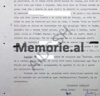“Mehmetin e vrau Enver Hoxha, brenda qershorit në Komitetin Qendror, do kërcasë pushka dhe i pari që…”/ Zbulohen dokumentet e Sigurimit: “Ç’më tha Veli Llakaj, kur i thashë; pse s’ veproni…”?!
