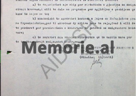 “Nga 1300 emigrantë kosovarë, janë riatdhesuar në Jugosllavi 400, por duhet ta ndalojmë këtë gjë, pasi kontingjenti prej 900 vetash…”/ Zbulohet dokumenti “Tepër sekret” i Sigurimit, i vitit 1965