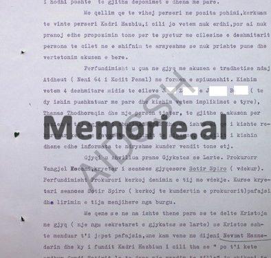 Skandali në Gjykatën e Lartë në 1960-ën: “Kur prokurori kërkoi dënimin me vdekje, kryetari gjykatës dha pafajësinë e, lirimin në sallë të K. B., por unë s’pranova dhe…”/ Zbulohet dokumenti sekret i Sigurimit të Shtetit