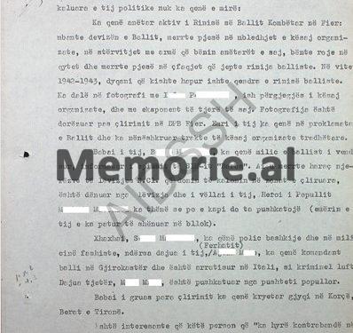 “Anëtar i Rinisë së Ballit, i ati milic e spiun i SIM-it, dy dajo komandantë Balli…”/ Dokumenti sekret i Sigurimit, për ballistin që hetoi Koci Xoxen, Dali Ndreun, Teme Sejkon, “sabotatorët e naftës”, etj.!