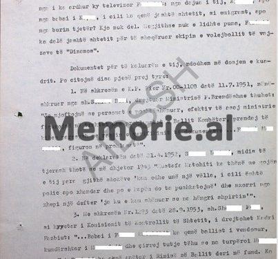 “Anëtar i Rinisë së Ballit, i ati milic e spiun i SIM-it, dy dajo komandantë Balli…”/ Dokumenti sekret i Sigurimit, për ballistin që hetoi Koci Xoxen, Dali Ndreun, Teme Sejkon, “sabotatorët e naftës”, etj.!
