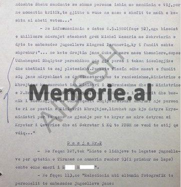 “Ambasadori B. Komatina, i tha atij turk; Enver Hoxha s’ishte ai i mëparshëmi, sepse pas tij në kongres, s’doli Mehmet Shehu, por…”/ Zbulohet dosja sekrete e Sigurimit për ambasadën jugosllave, në-‘82-in