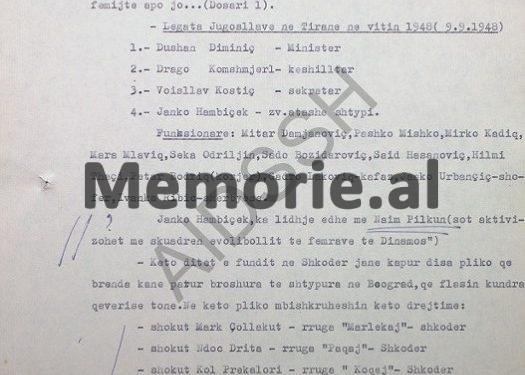 “Arso Milotoviç, takoi në Ndroq B.p. ‘Malësori’ dhe e pyet se; cili njihet më shumë, Enveri, apo Mehmet Shehu, pasi flitet…”/ Zbulohet dosja sekrete e Sigurimit për ambasadën jugosllave, në-‘82-in