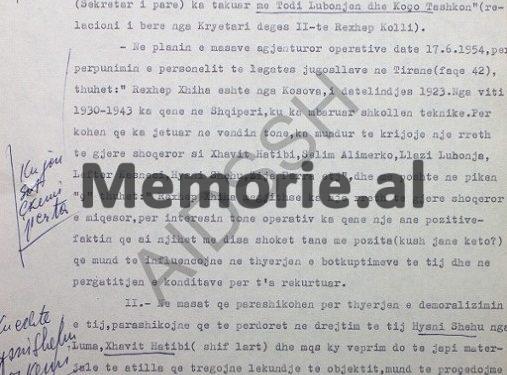 “Arso Milotoviç, takoi në Ndroq B.p. ‘Malësori’ dhe e pyet se; cili njihet më shumë, Enveri, apo Mehmet Shehu, pasi flitet…”/ Zbulohet dosja sekrete e Sigurimit për ambasadën jugosllave, në-‘82-in