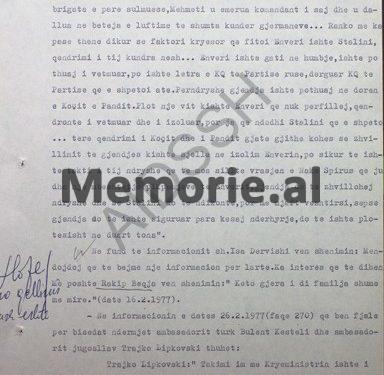 “Ndërmjet udhëheqsave kryesorë të Partisë dhe të Shtetit, raportet s’janë të mira, kryeministri Shehu me Hysni Kapon kanë përplasje…”/ Dosja e Sigurimit me përgjimet e ambasadës jugosllave, në-‘82-in