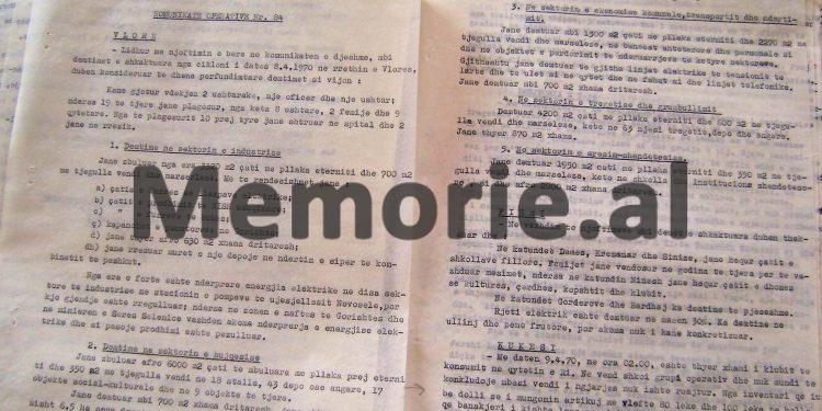 “Nga era e fortë u shemb çatia e repartit në fshatin Risili, ku mbetën të vdekur ushtarët dhe oficerët…”/Zbulohen raportet sekrete për ciklonin apokaliptik që përfshiu Jugun e Shqipërisë, në prill 1970