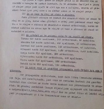 “Sekretari i I-rë i ambasadës sovjetike, shoku Vasil Siminev, bëri takim me mua këtu në Kryeministri dhe pasi më bëri 17 pyetje në lidhje me besimet fetare, unë…”/ Zbulohen dokumentet e rralla të vitit 1955