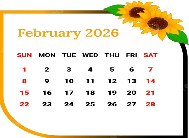 Calendar February 1, 2026
